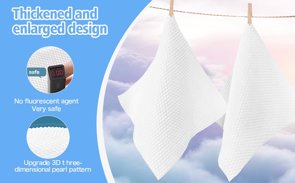 Disposable Face Towel,Thickening Ultra Soft Washcloths