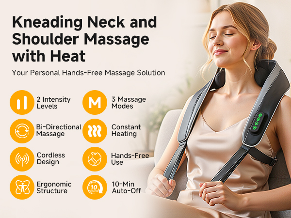 neck massager for pain relief deep tissue