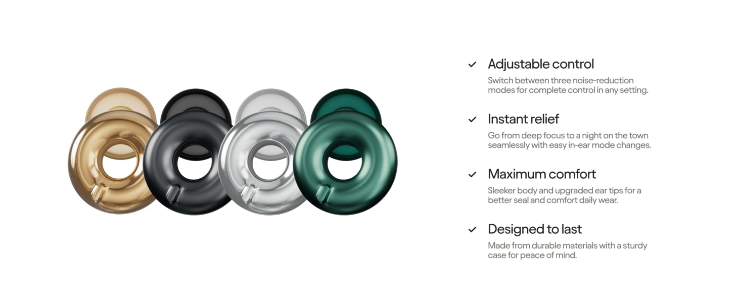 Loop Switch Noise Reducing Earplugs