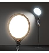 Ring Light with Stand and Phone Holder, 14" Professional Full-Screen Large Ring Light with 63'' S...