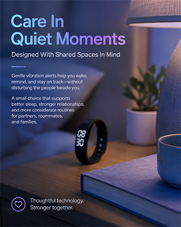 Vibrating Alarm Wristband