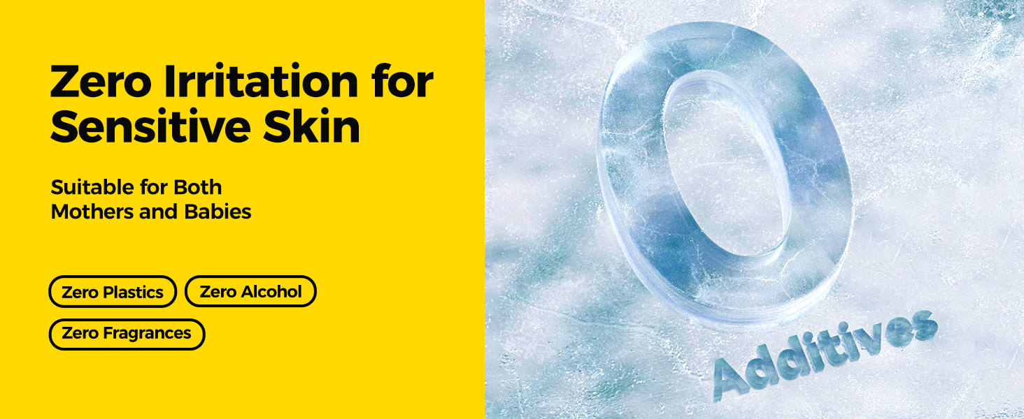 Zero lrritation forSensitive Skin