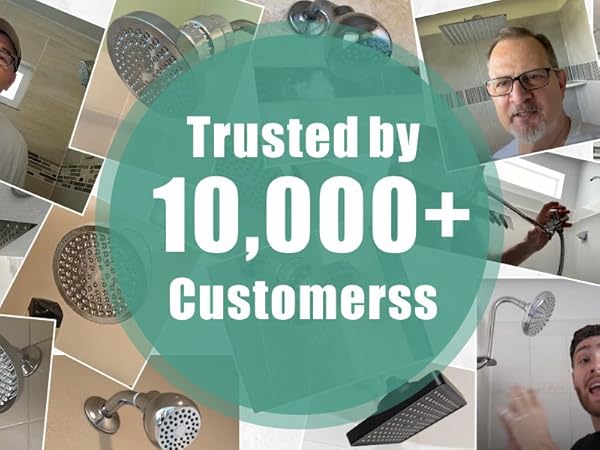 rainfall shower head