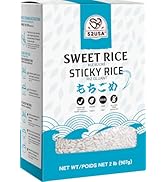 52USA Sweet Sticky Rice 2 Pound (32 Ounce), Premium Glutinous Rice 907g (Pack of 1), Gluten-Free,...