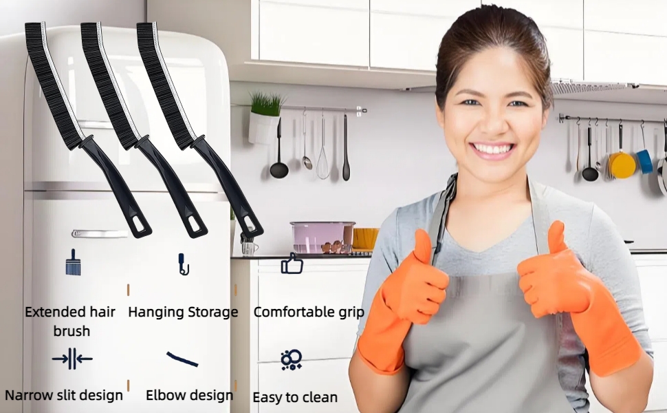 crevice cleaning brush