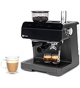 Profile GE Semi Automatic Espresso Machine + Steam Frother | Italian-Made 15 Bar Pump for Balance...