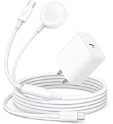 Upgraded 2-in-1 for Apple Watch Charger, 6FT USB-C Fast iPhone 17 16 15 Charger iWatch Magnetic C...