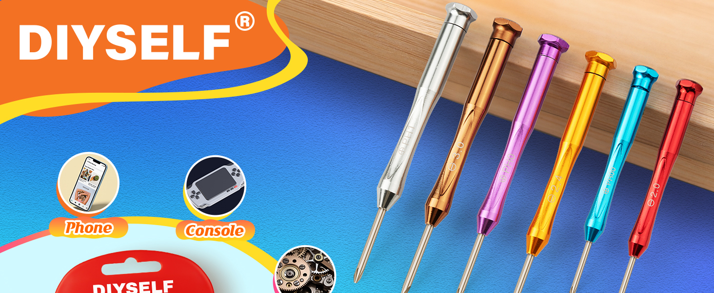 small screwdriver set with case