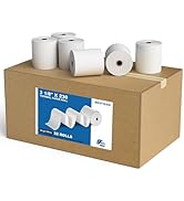 BESTIKER 3 1/8 x 230ft Thermal Paper 32 Rolls - 80mm Receipt Cash Register Paper, Fits Credit Car...