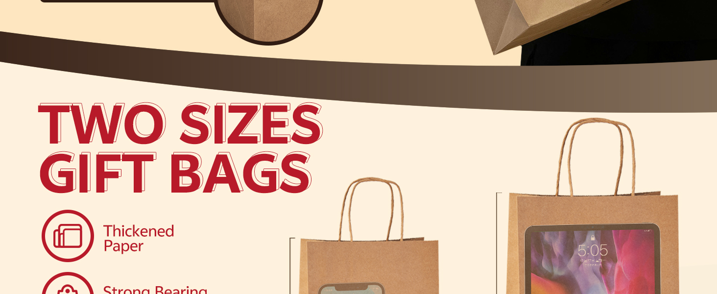 GIFT BAGS WITH HANDLES