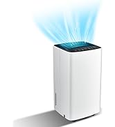 ARLIME 24 Pints Dehumidifier, 1500 Sq. Ft Efficient Home Dehumidifier, 0.5 Gallon Water Tank, 3 M...