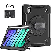Case for iPad Mini 6 2021: Military Grade Shockproof TPU Protective Cover for Kids iPad Mini 6th ...