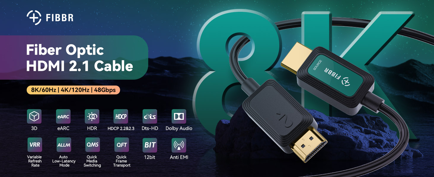 fiber optic hdmi cable