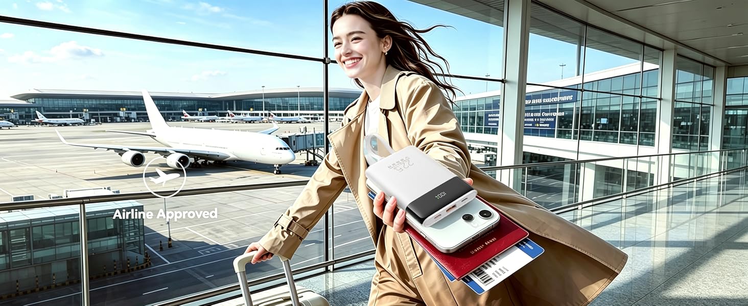 The ideal gift for students flyers! Our flight-safe power packs keep your phone charged everywhere