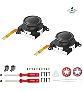 AKNES Switch JoyCon Joystick Replacement, Upgrade Drift-Free TMR Electromagnetic Joystick for Swi...
