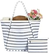 Bluboon Beach Bag Waterproof Sandproof Beach Tote Bag Packable Pool Bags Vacation Travel Birthday...