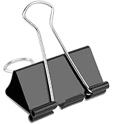 Ufmarine Extra Large Binder Clips 2 Inch, 40 Pcs Big Paper Clamps for Office