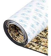 OCEANBROAD Camo Boat Flooring Self-Adhesive Backing Camouflage Decking 96''x45.6''/36''/28.8''/16...