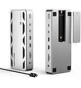 WAVLINK Thunderbolt 5 Dock, 13-in-1 TB5 Docking Station with NVMe M.2 | 120Gbps Transfer, 64Gbps ...