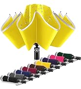 Bodyguard Inverted Umbrella, Large Windproof Umbrellas for Rain &amp; Sun, Compact Umbrella Reverse U...