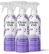 Cleancult - Wild Lavender - All Purpose Cleaner - Refillable Aluminum Bottle - Cleaner Spray that...