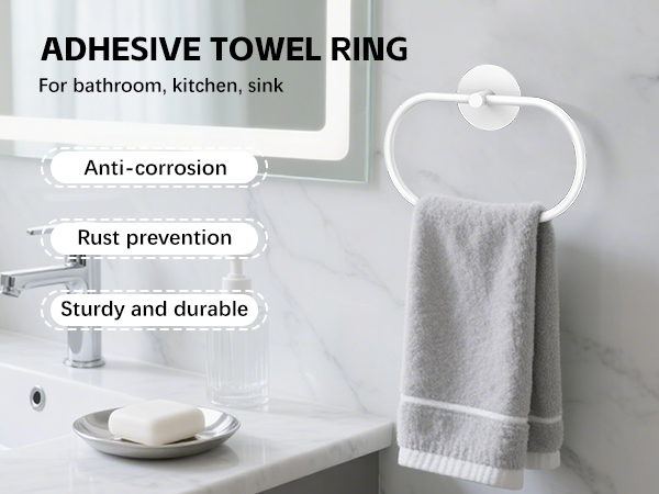 Adhesive Towel Holder