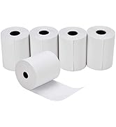 Muotich 3 1/8 x230 Thermal Paper Rolls POS Cash Register Thermal Receipt Printer Paper, Pack of 5