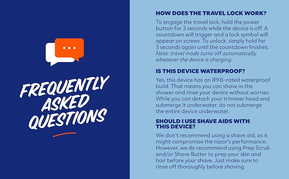 Foil shaver frequently asked questions