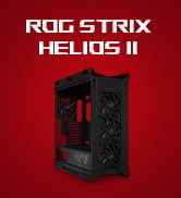 ASUS ROG Strix Helios II EATX mid-Tower Gaming PC case, with Dual Tempered Glass Side Panels, Sup...