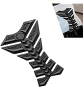 sdidzad 3D Motorcycle Gas Tank Pad, Anti-Slip Rubber Fuel Tank Protector, Self-Adhesive Waterproo...