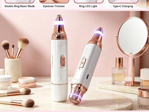 Eyebrow Trimmer and Facial Hair Remover