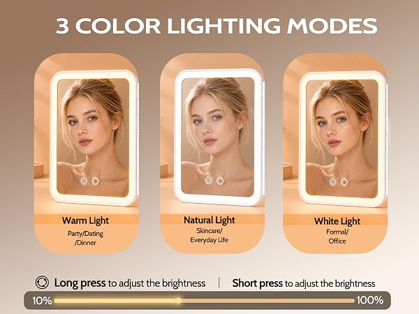 3 Color Lighting Modes