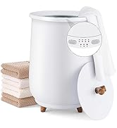 Tangkula Towel Warmer Bucket, 23L Large Luxury Bucket-Style Towel Warmer w/Fragrant Disc Holder, ...