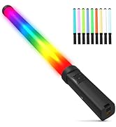 19-Inch 360-Degree RGB LED Light: 9 Colors, 3 White Modes, 9 Special Effects, 12 Brightness Level...