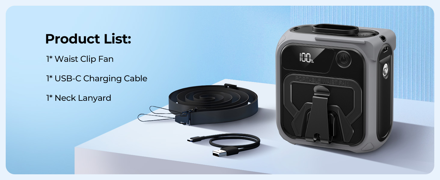 portable waist fan