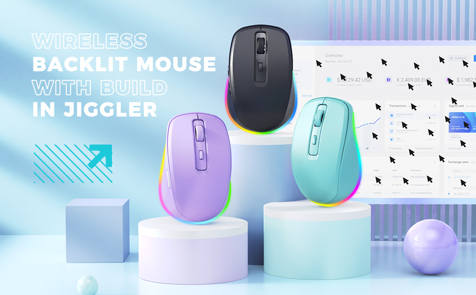Wireless Mouse with Jiggler