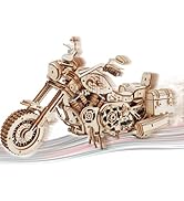 ROKR 3D Wooden Motorcycle Puzzle-Wood Model Car Kits to Build for Adults-Brain Teaser Gearjits Pu...