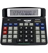 Victor 1200-4 Business Desktop Calculator, 12-Digit LCD