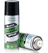 xTool Black Laser Marking Spray, 8.5 oz High Contrast Permanent Black Markings for CO2, Fiber, an...