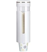 Cup Dispenser, Wall Mount Water Cooler Cup Dispenser fits 4-7 oz Disposable Paper and Plastic Cup...