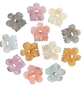 Claw Hair Clips Jaw Clamps - 12PCS Small Hair Claw Jaw Clamp for Thin Hair Styling Accessories Cl...
