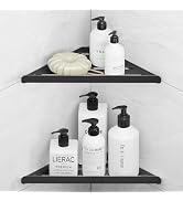 Fikoksol Shower Caddy, 2 Pack Bathroom Corner Shelf, Triangle Shelf Storage for Bathroom Shower, ...