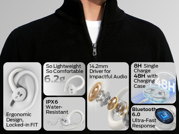 Monster N-Lite 216 Earbuds with Earhooks
