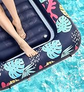 Large Pool Lounger Floats - Inflatable Pool Chair Floating for Adult Pool Floaties and Recliner w...