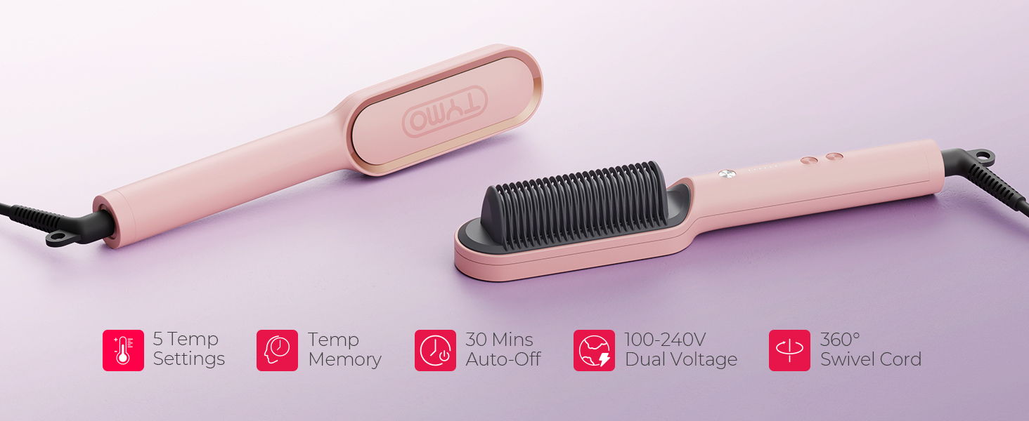 TYMO Ring Hair Straightener Brush