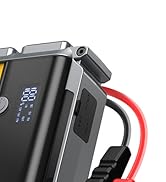 Sharmeal 7000A Car Battery Jump Starter, 12000mAh Car Jumper Starter Battery Pack for Up to All G...