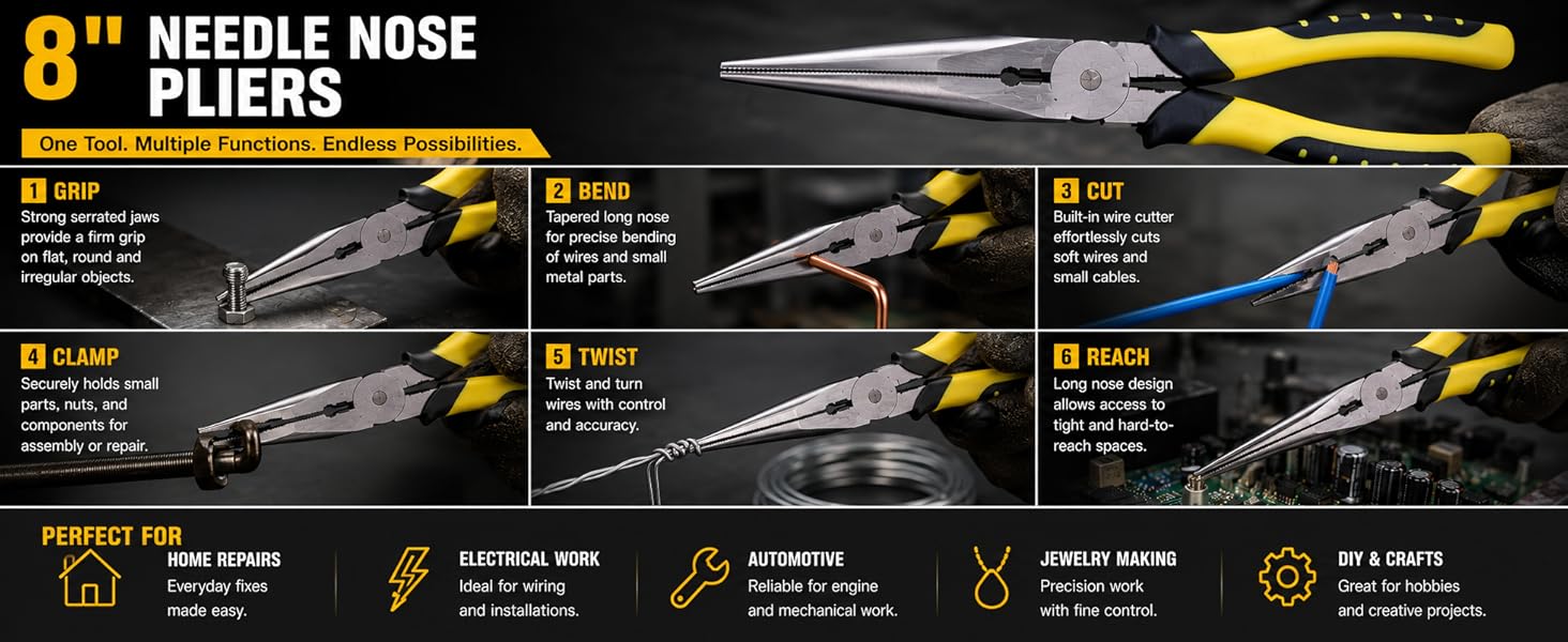 long nose pliers
