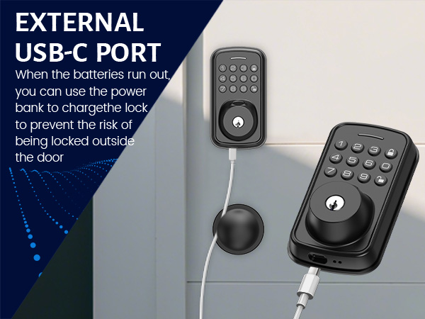 front door smart lock