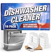IMPRESA Dishwasher Cleaner &amp; Deodorizer - 16 Tablets - Eliminates Limescale &amp; Mineral Buildup - R...