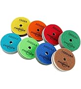 LOZLIN 8PCS 5/8-11 Granite Sponge Polishing Pad 4 inch Granite Marble Terrazzo Pad Concrete Terra...